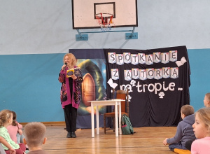 Spotkanie autorskie w ramach Narodowego Programu Rozwoju Czytelnictwa.