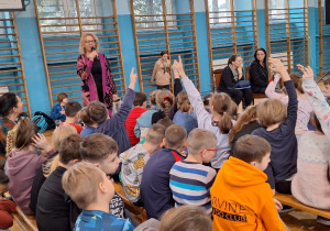 Spotkanie z autorką, p. Joanną Jagiełło.