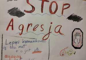 "Stop agresji! Stop przemocy!"_tematyczna praca świetliczaków.