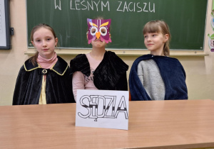 Lis Witalis winny!_lekcja sądownictwa w klasie 3a_scenka przedstawiająca rozprawę sądową.