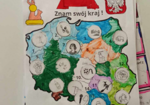 Klasowe obchody świąt majowych_klasa 3b_gra "Znam swój kraj".