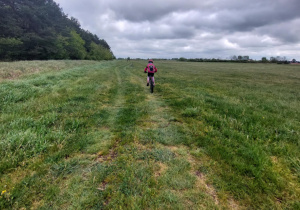 Anastasia Stepanova podczas mini maratonu na 8 km w Tykocinie.
