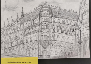 "Nasza Łódź"_praca plastyczna uczennicy klasy 7a.