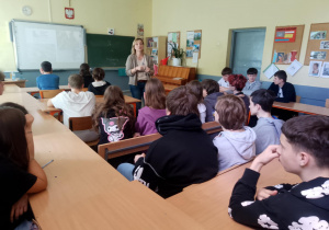 Prelekcja przedstawiciela Muzeum Dzieci Polskich_klasy: 8a i 8b.