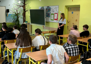 Lekcja prawa w klasie 5b i 8a.