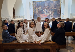 Pielgrzymka dzieci pierwszokomunijnych do Klasztoru Jasnogórskiego.