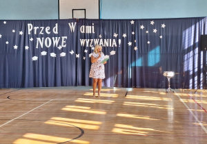 Uroczyste przemówienie Pani Dyrektor Moniki Siedmiogrodzkiej.