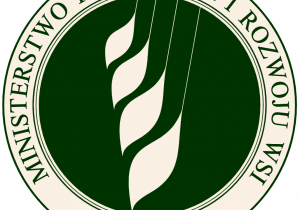 Logo Ministerstwa Rolnictwa i Rozwoju Wsi.