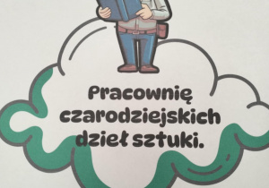 Plakat z afirmacjami obowiązującymi w świetlicy szkolnej.