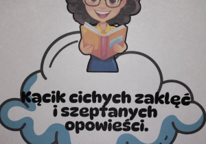 Plakat z afirmacjami obowiązującymi w świetlicy szkolnej.
