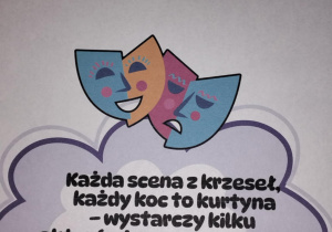 Plakat z afirmacjami obowiązującymi w świetlicy szkolnej.