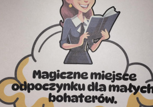 Plakat z afirmacjami obowiązującymi w świetlicy szkolnej.