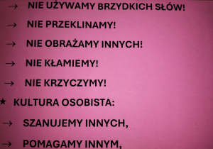Regulamin świetlicy szkolnej.