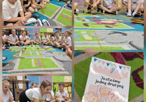 Klasa 1a na tropie zasad obowiązujących w grupie i w szkole.