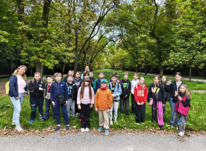 Zajęcia terenowe w Parku na Zdrowiu_klasa 5b.