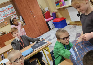 Obchody Dnia Chłopaka w klasie 2b.