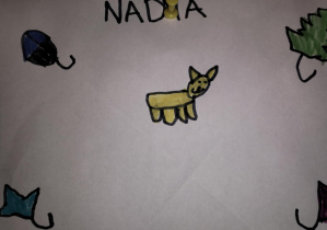 Świetlicowe obchody Światowego Dnia Zwierząt_praca świetliczaka.