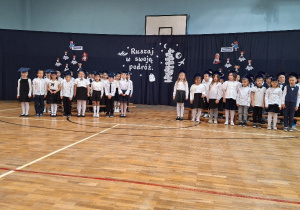 Uroczyste ślubowanie uczniów klas pierwszych_część artystyczna.