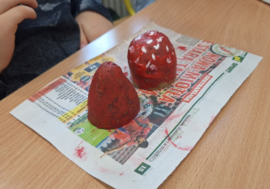 Kreatywna jesień, czyli grzybobranie w klasie 1a.