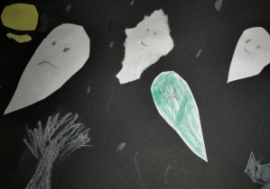Halloweenowe duszki_zajęcia tematyczne w świetlicy szkolnej.