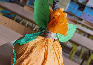 Dyniowy zawrót głowy_motorycznie w klasie 1a.