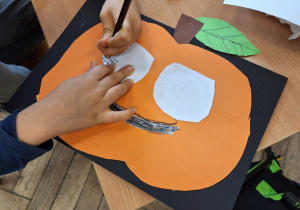 Dyniowy zawrót głowy_motorycznie w klasie 1a.