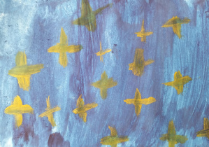 Aktywności nastawione na wszechstronny rozwój dziecka_kreatywna praca plastyczna w wykonaniu świetliczaka.