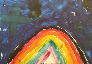 Aktywności nastawione na wszechstronny rozwój dziecka_kreatywna praca plastyczna w wykonaniu świetliczaka.