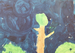 Aktywności nastawione na wszechstronny rozwój dziecka_kreatywna praca plastyczna w wykonaniu świetliczaka.