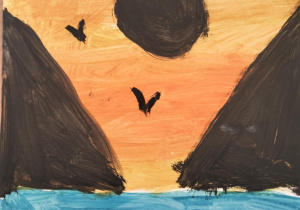 Aktywności nastawione na wszechstronny rozwój dziecka_kreatywna praca plastyczna w wykonaniu świetliczaka.