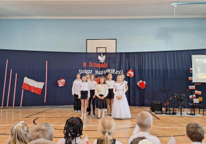 Uroczystość upamiętniająca Narodowe Święto Niepodległości.