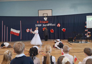 Uroczystość upamiętniająca Narodowe Święto Niepodległości.