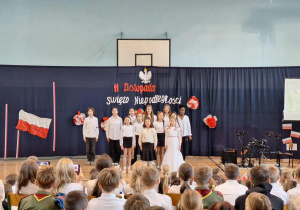 Uroczystość upamiętniająca Narodowe Święto Niepodległości.