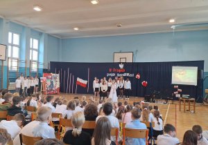 Uroczystość upamiętniająca Narodowe Święto Niepodległości.