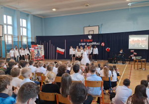 Uroczystość upamiętniająca Narodowe Święto Niepodległości.