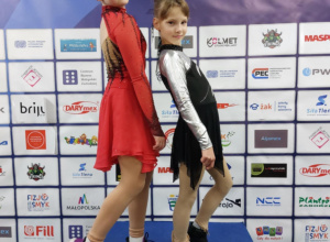 Zawody łyżwiarskie o Puchar Ziemi Oświęcimskiej.