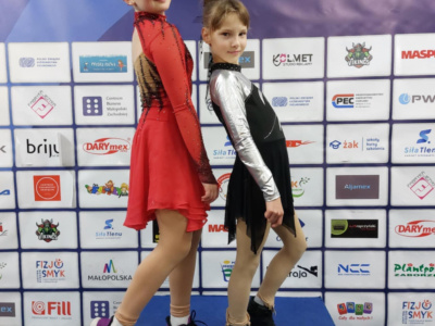 Zawody łyżwiarskie o Puchar Ziemi Oświęcimskiej.