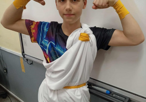 Gala bogów greckich w klasie 5a.