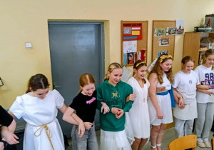 Gala bogów greckich w klasie 5a.