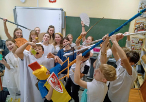 Gala bogów greckich w klasie 5a.