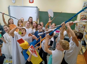 Gala bogów greckich w klasie 5a.