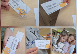 Dzień Życzliwości i Pozdrowień w klasie 1a_karty z pozdrowieniami dla siebie lub innych.