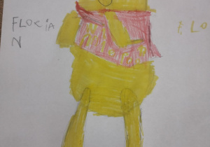 Dzień Pluszowego Misia w świetlicy szkolnej_praca plastyczna.