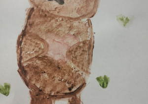 Dzień Pluszowego Misia w świetlicy szkolnej_praca plastyczna.