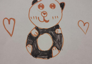 Dzień Pluszowego Misia w świetlicy szkolnej_praca plastyczna.