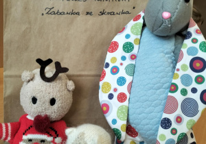 "Zabawka ze skrawka"_prace nauczycieli świetlicy.