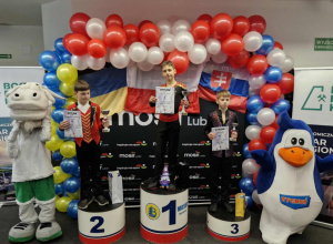 Międzynarodowe Zawody Łyżwiarskie o Puchar Koziołka Lubelskiego.