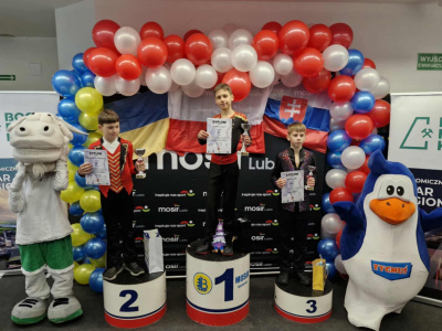 Międzynarodowe Zawody Łyżwiarskie o Puchar Koziołka Lubelskiego.