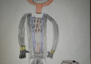 Dzień Górnika - obchody Barbórki w świetlicy szkolnej_prace plastyczne świetliczaków.