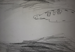 Dzień Górnika - obchody Barbórki w świetlicy szkolnej_prace plastyczne świetliczaków.